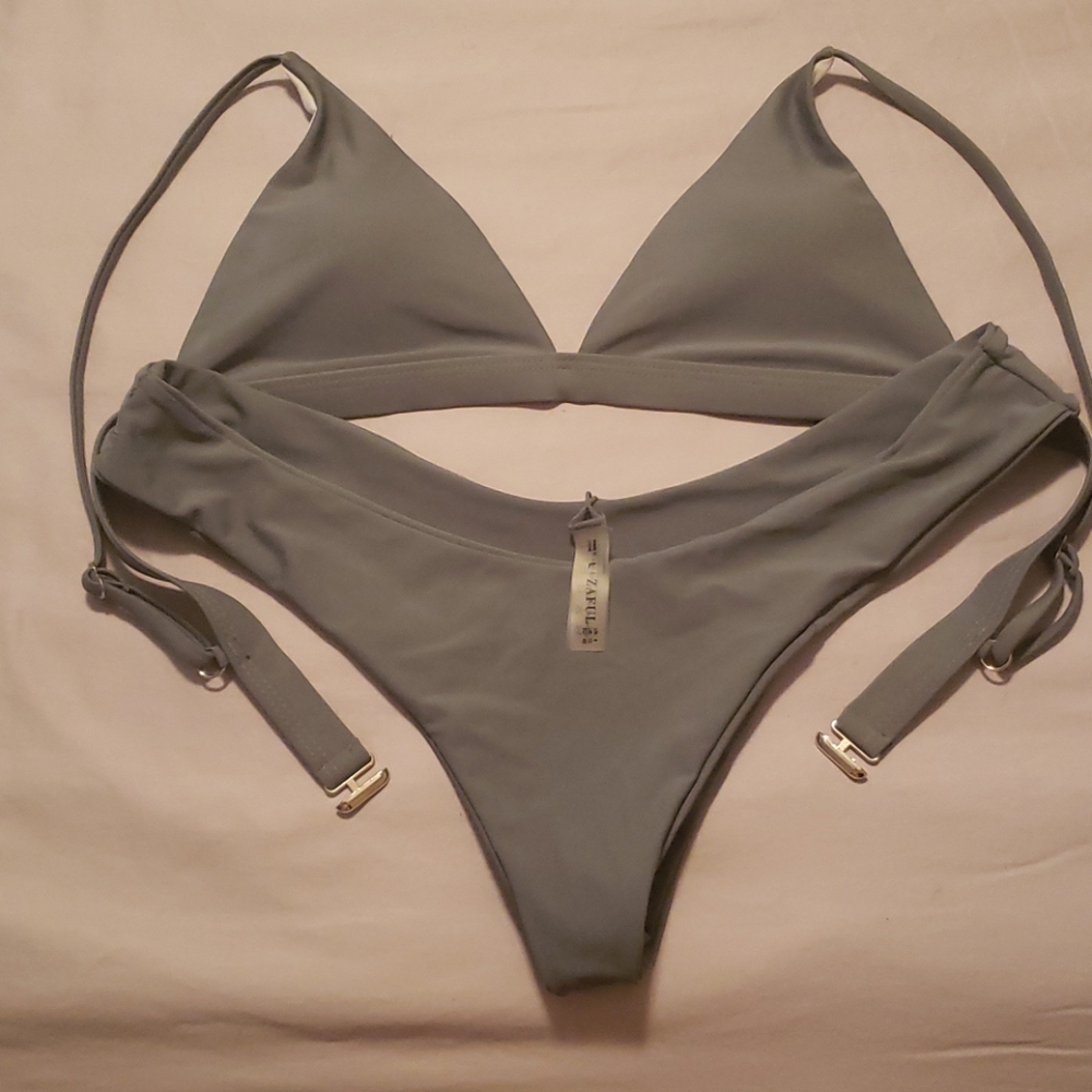 Olive green 2 piece bathing suit *NEW*